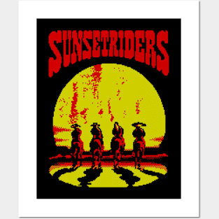 Sunset Riders 8 Bit  Art Posters and Art